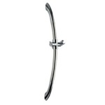 Remer 310M Curved Sliding Rail Made From Chrome Finished Brass